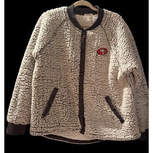 WEAR by Erin Andrews Sherpa 49er jacket